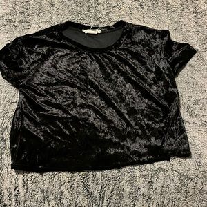Velvet black shirt size medium